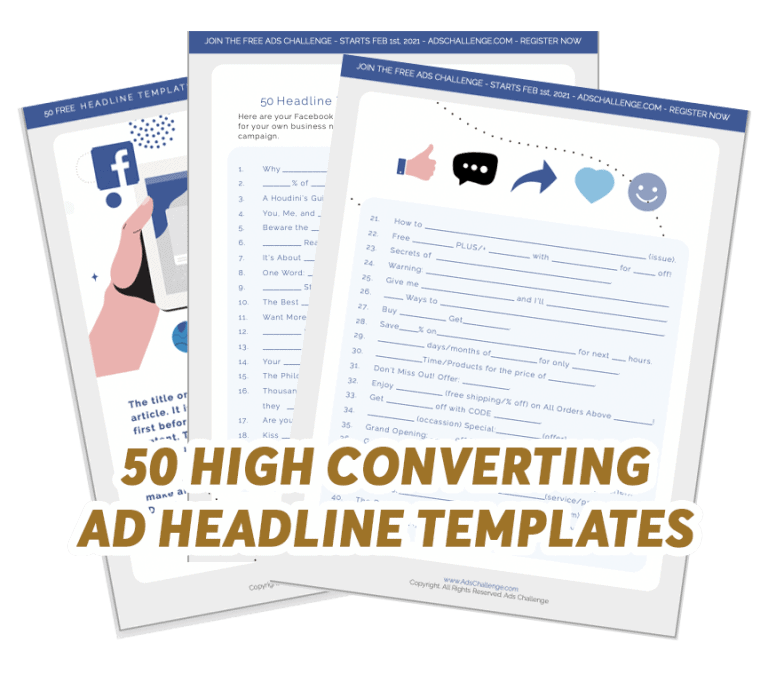 50 Free Ad Headline Templates